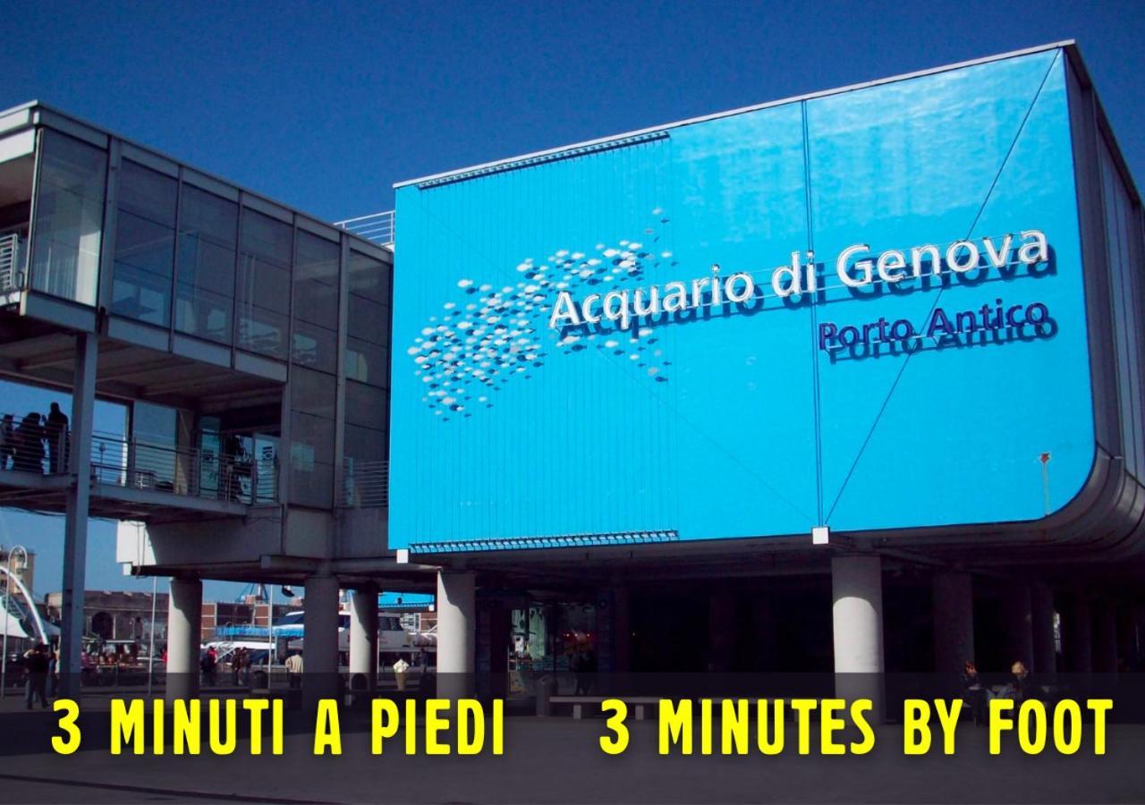 Elegante Loft In Centro Storico Acquario Apartman Genova Kültér fotó